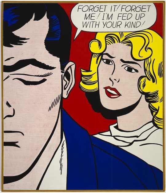 Forget It Forget Me de Roy Lichtenstein