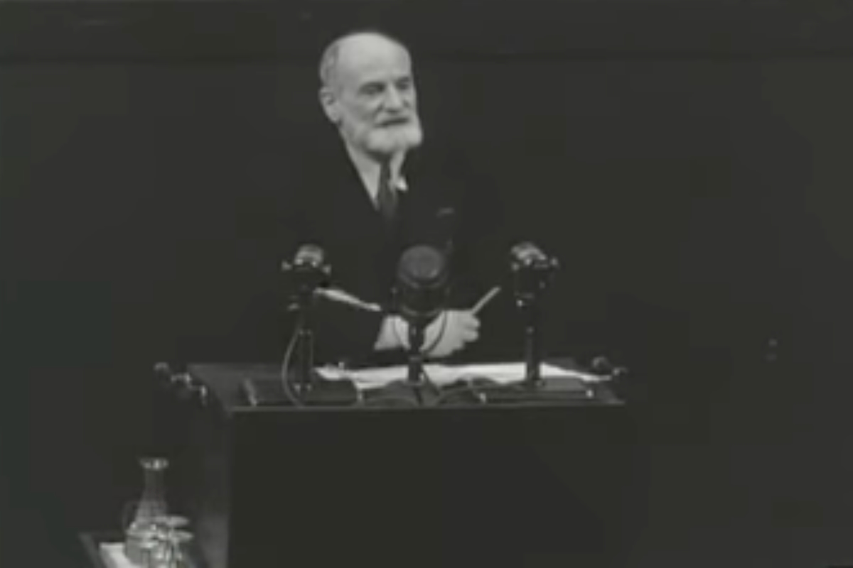 René Cassin au Palais de Chaillot